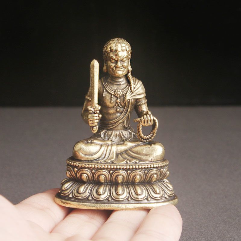 ：ทองเหลือง ฟุโดะ เมียวโย พระพุทธรูป เครื่องประดับ รูปปั้นบูชาทางศาสนา ของเล่นทางวัฒนธรรม ของสะสมเครื่องทองแดงเก่า
