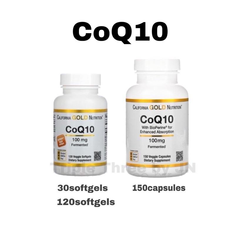 [พร้อมส่ง] California Gold Nutrition CoQ10,โคคิวเท็น100มก