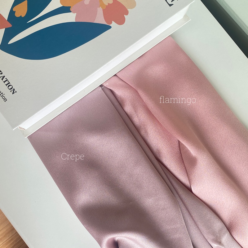 Satin~ Hijabผ้าคลุมบับเบิลซาติน มีให้เลือกถึง 18 สี