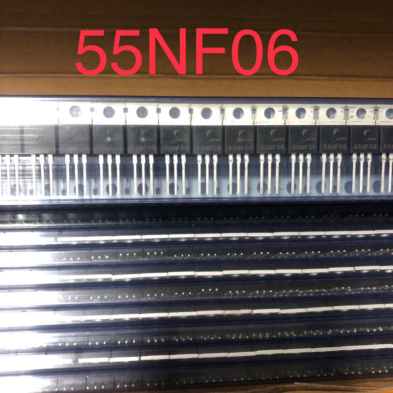 STP55NF06 P55NF06 55NF06 มอสเฟต Mosfet ภาคจ่ายไฟแอมป์รถยนต์ ยี่ห้อ ST แท้