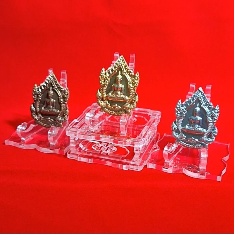 ฐานวางพระชุด 3 ชิ้น ขาตั้งวางพระ ฐานโชว์พระ