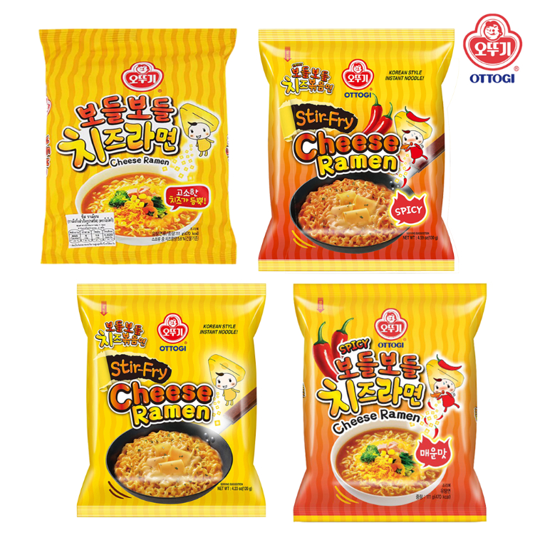 Ottogi โอโตกิ สไปซี่ ชีส ราเมง โอโตกิ ชีส ราเมียน โอโตกิ ซาริราเม็ง / Ottogi cheese spicy / Ottogi Spicy Stir Fry