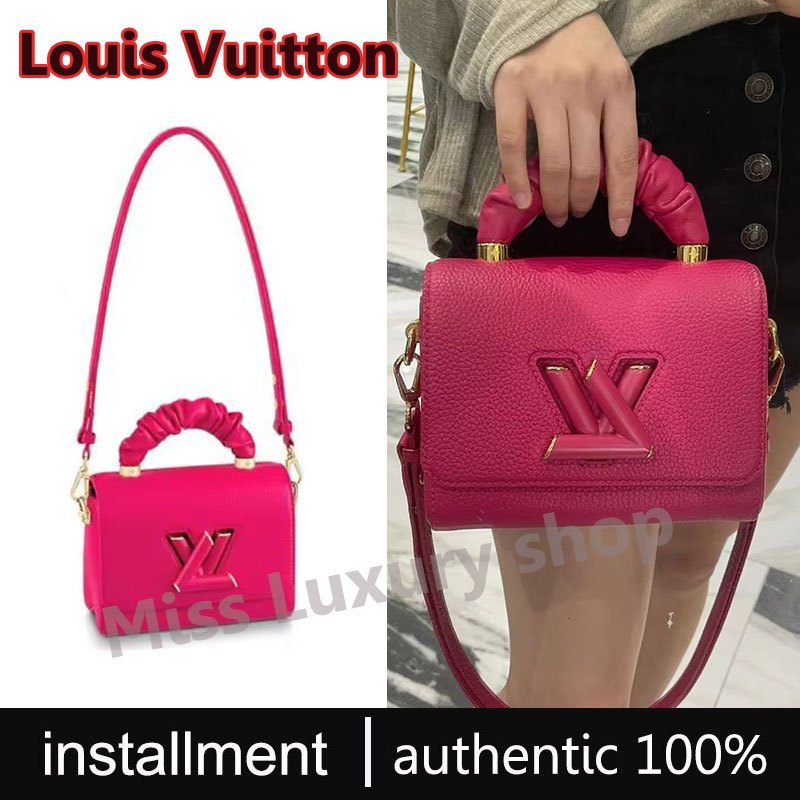 Louis Vuitton/LV Twistกระเป๋าไขว้ไหล่ข้างหนึ่งของแท้100%