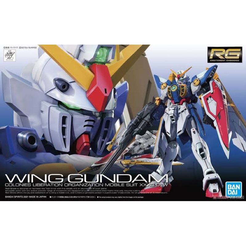 Bandai Rg 1/144 Wing Gundam