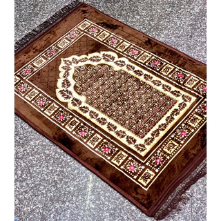 ผ้าปูละหมาด หนา นุ่มเพื่อสุขภาพ ไม่เจ็บหัวเข่า (คละลาย)