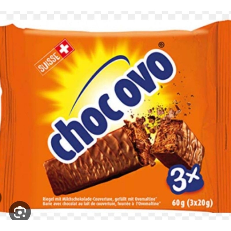 OVOmaltine​ SCHOKO​ KLASSiKER​ บรรจุ​3แท่ง​ ขนมนำเข้า
