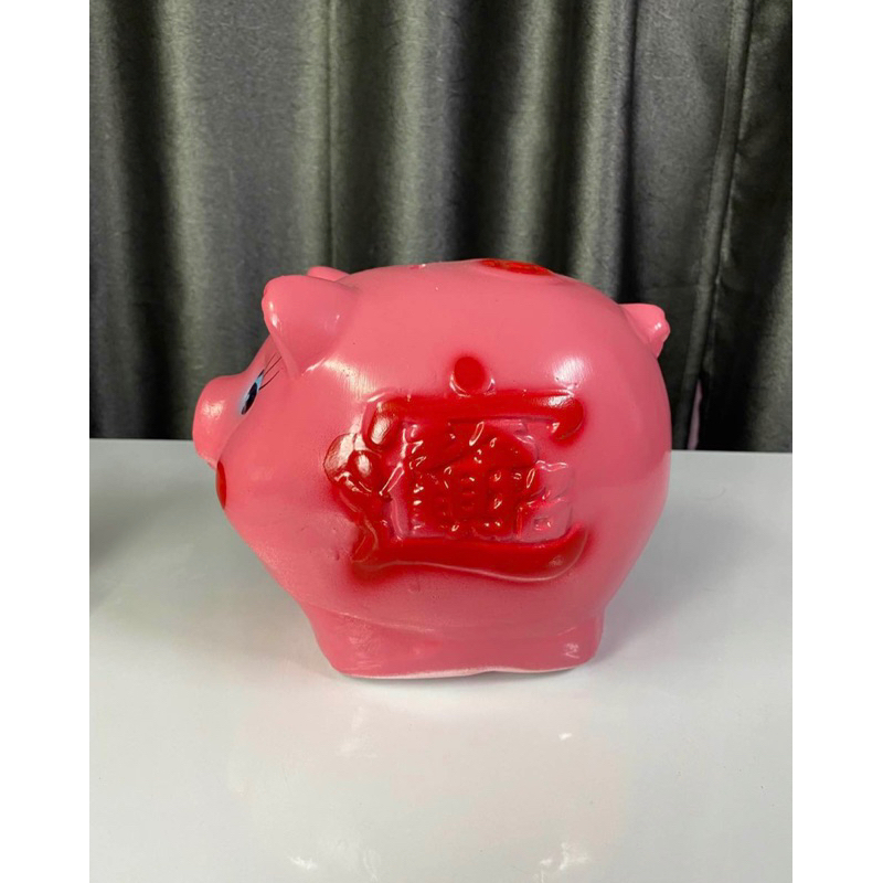 กระปุกออมสินหมูปูนพลาสเตอร์ งาน OTOP หมูทองหมูชมพู ไซส์ M 99 พร้อมส่ง ราคา ถูกที่สุด ดีลบีเคเค แกลเลอรีภาพที่ 6