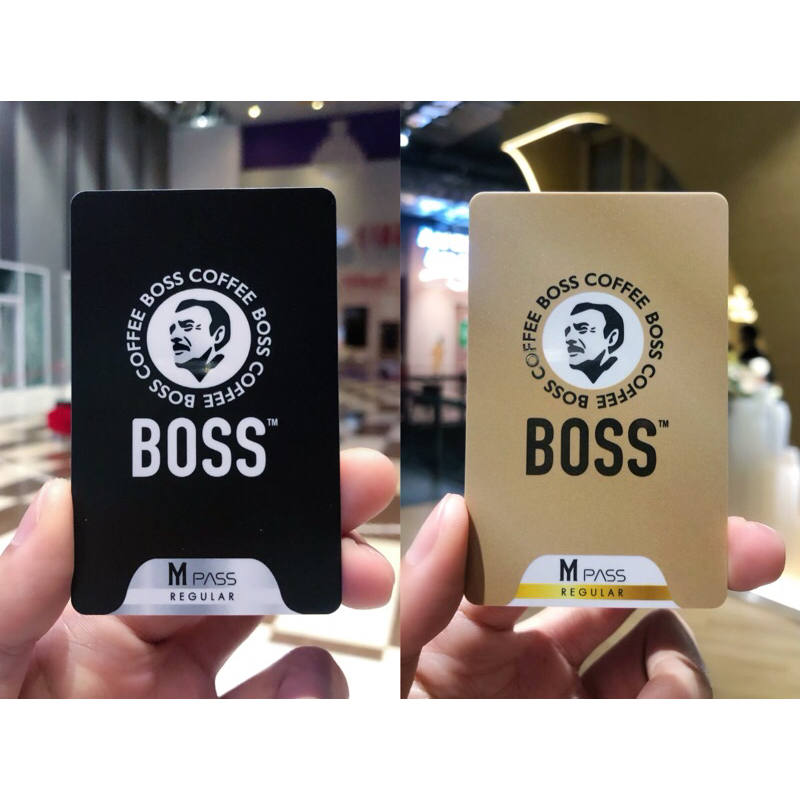 (Liveลด100฿) บัตรสะสม Boss Coffee บัตร M Pass x Boss จาก Major Cineplex