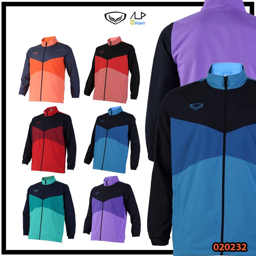 ลดโหดสูงสุด 1,000 บาท GRAND SPORT TRACKSUIT รุ่น 020232 เสื้อแทร็คสูทแกรนด์สปอร์ต แท้100%
