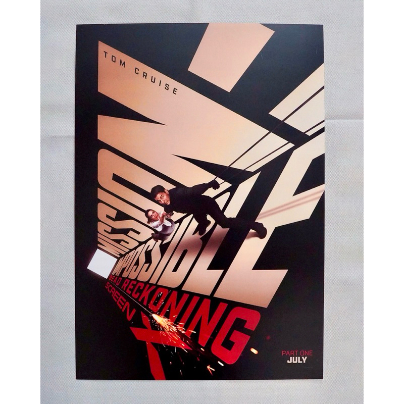 โปสเตอร์ของแท้ “MISSION IMPOSSIBLE 7” SCREEN X จาก Major Cineplex - Poster “MISSION IMPOSSIBLE 7” SC