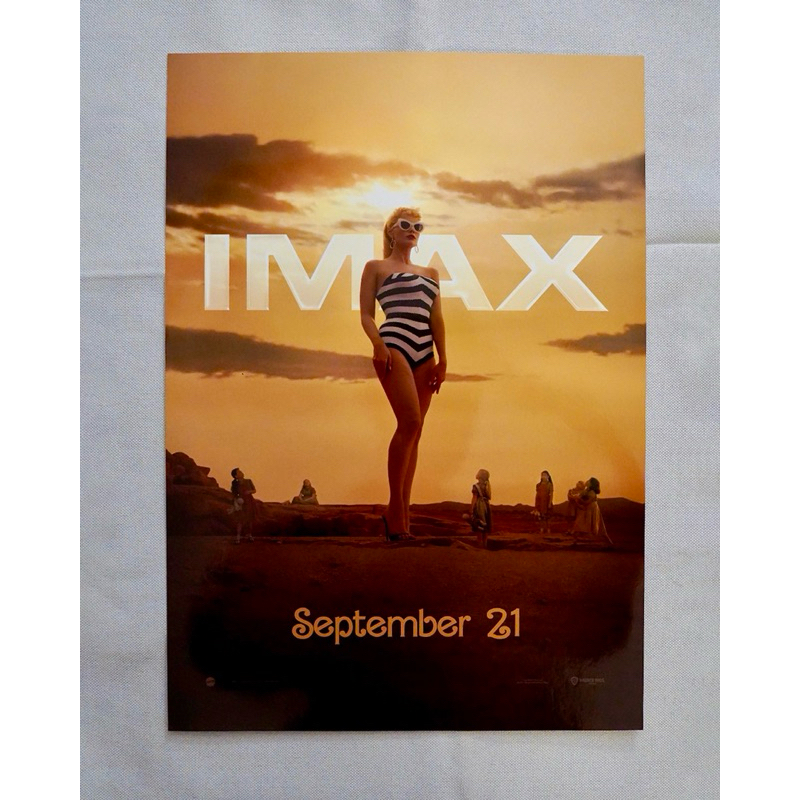 โปสเตอร์ของแท้ “BARBIE” ลาย 2 IMAX จาก Major Cineplex - Poster “BARBIE” IMAX