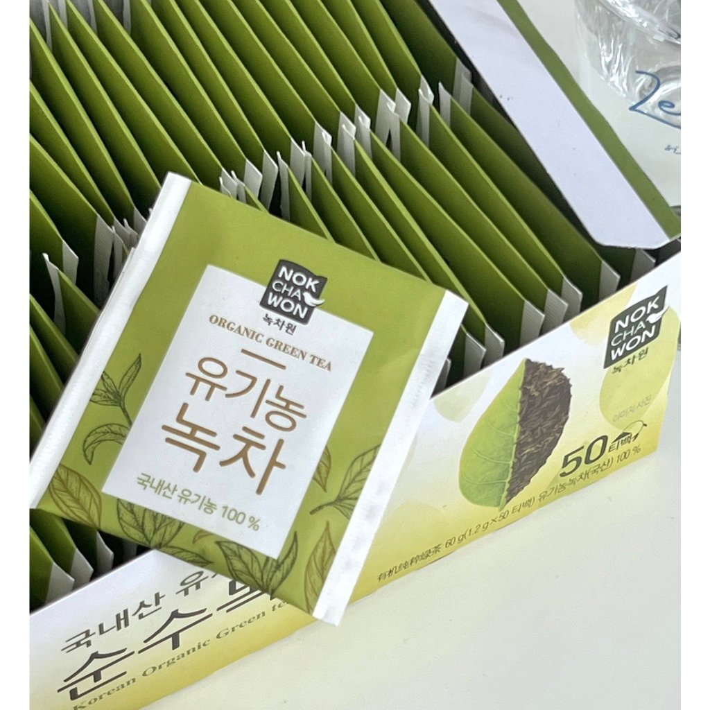 Nokchawon Organic Green Tea ชาเขียว ออร์แกนิก 100% ชาเขียวพี่แจ็ค