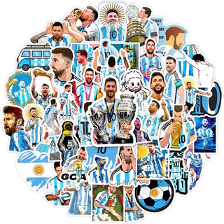 สติ๊กเกอร์ Messi 667 เมสซี่ 50ชิ้น ฟุตบอล บาร์ซ่า psg บาซ่า แมนยู แมนซิตี้ อาเซนอล เชลซี liverpool เสื้อ บอล ronaldo