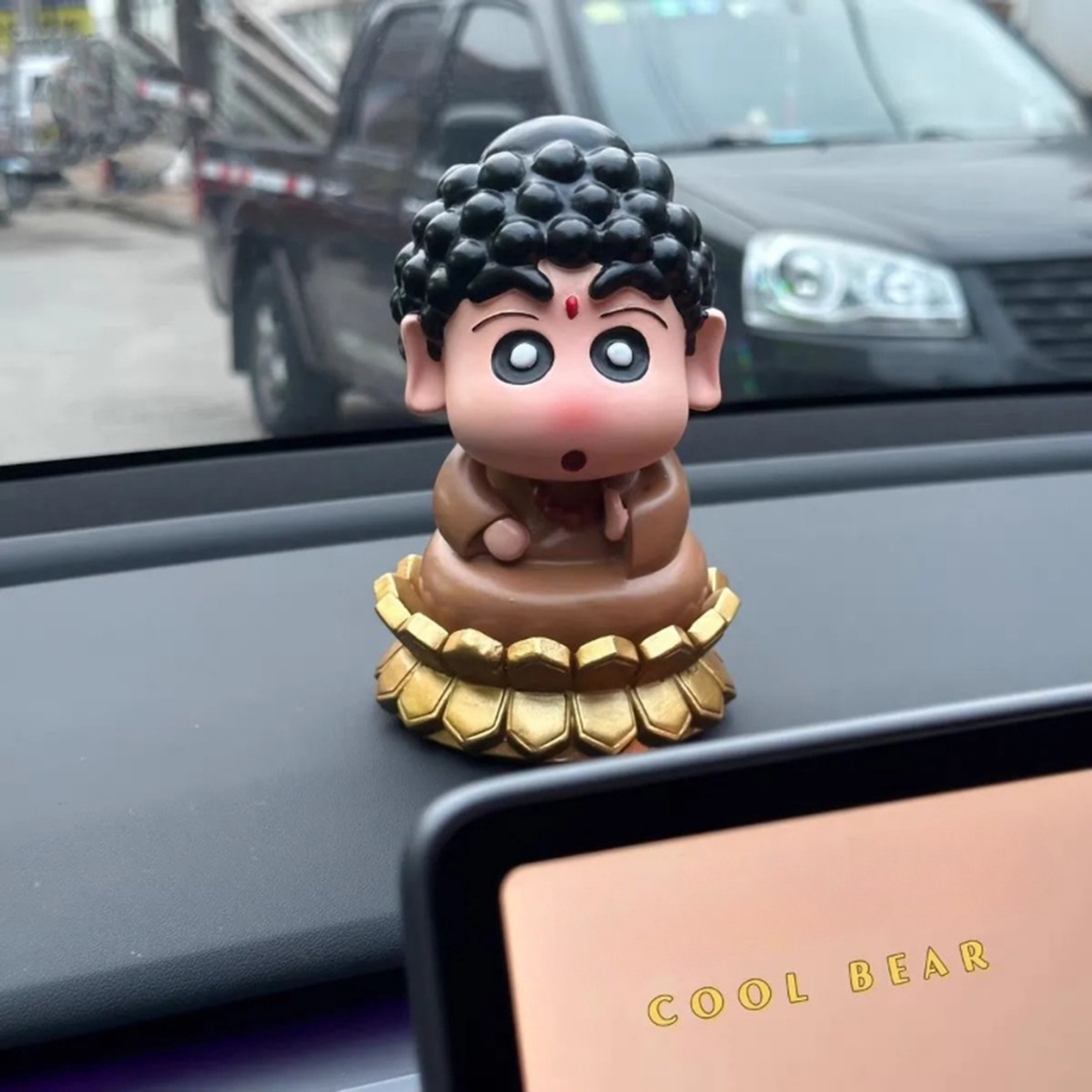 (จัดส่งในกรุงเทพฯ】 Baylorr เครยอนชินจัง Crayon Shin chan ใหม่ โมเดลฟิกเกอร์ คอสเพลย์ชินจัง Sakyamuni Q Version ของเล่นสำ
