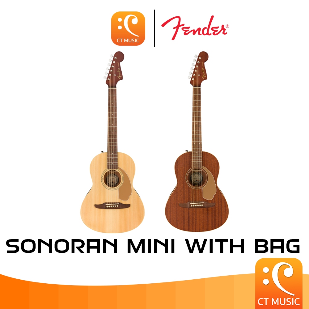 Fender Sonoran Mini with Bag กีตาร์โปร่ง