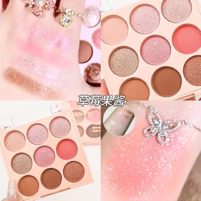 N412 K’apeine พาเลทอายแชโดว์ เนื้อแมตต์ ชิมเมอร์ สีชัด เกลี่ยง่าย ติดทนนาน