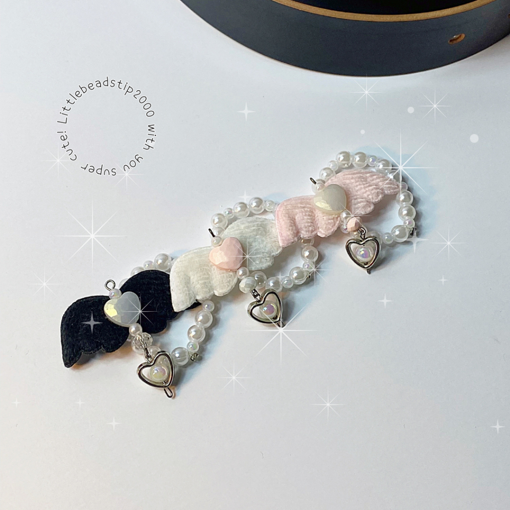 ᵎ˚🤸‍♂️ ที่รัดเข็มขัด สายรัดเข็มขัดนักเรียน ลูกปัดปีกนางฟ้าLittle wing🪽 ˎˊ˗