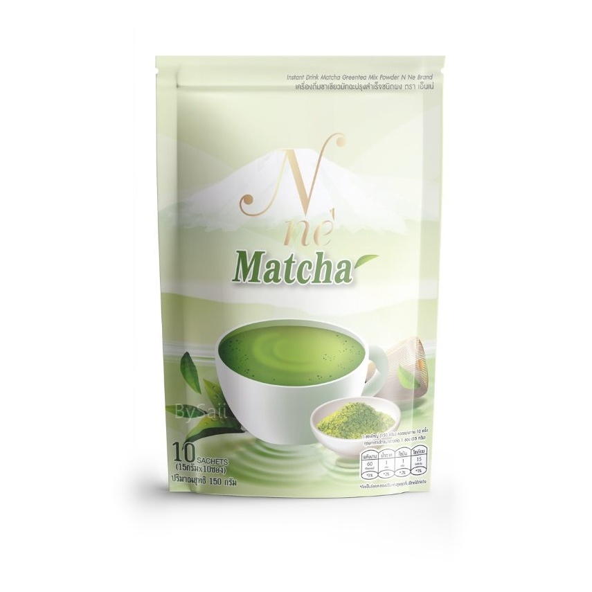 ชาเขียวมัจฉะ ยายณี สวีเดน N’ne Matcha มี 10 ซอง