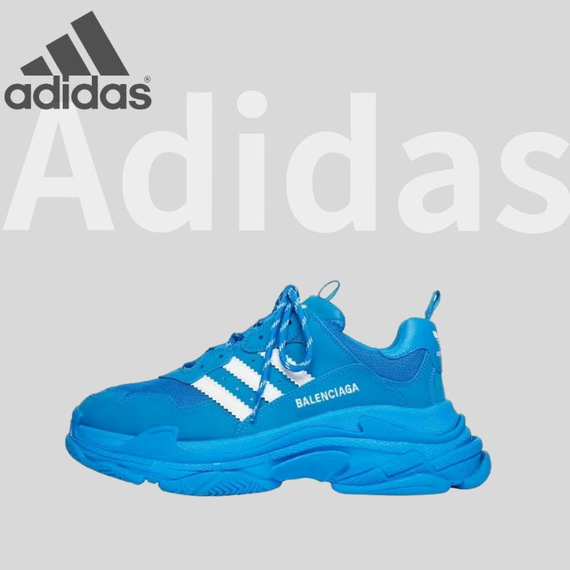 Adidas x Balenciaga Triple S blue/white ของแท้100%💯รองเท้าผ้าใบ