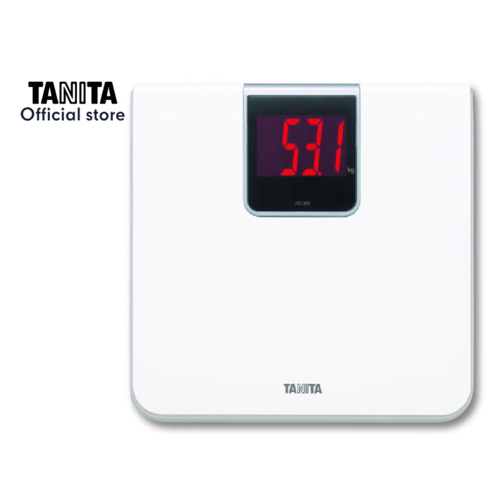 TANITA รุ่น HD-395 เครื่องชั่งน้ำหนักบุคคลแบบดิจิตอล สีขาว (สินค้ารับประกัน 3 ปี)