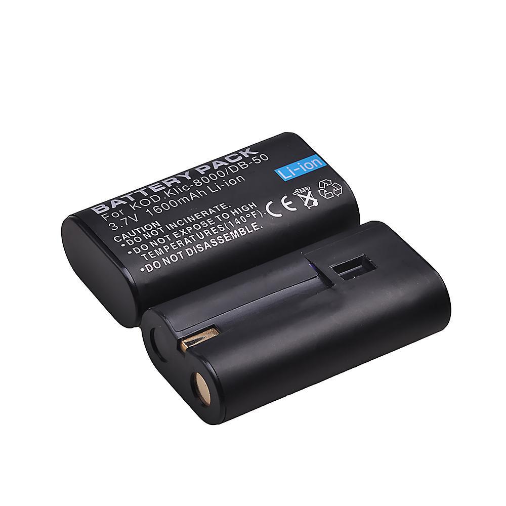แบตเตอรี่และที่ชาร์ต KLIC-8000 DB50 แบตเตอรี่สำหรับ Kodak Easyshare Z1012,Z1015,Z1085 Z1485,,z612,Z712, Z812,Z8612