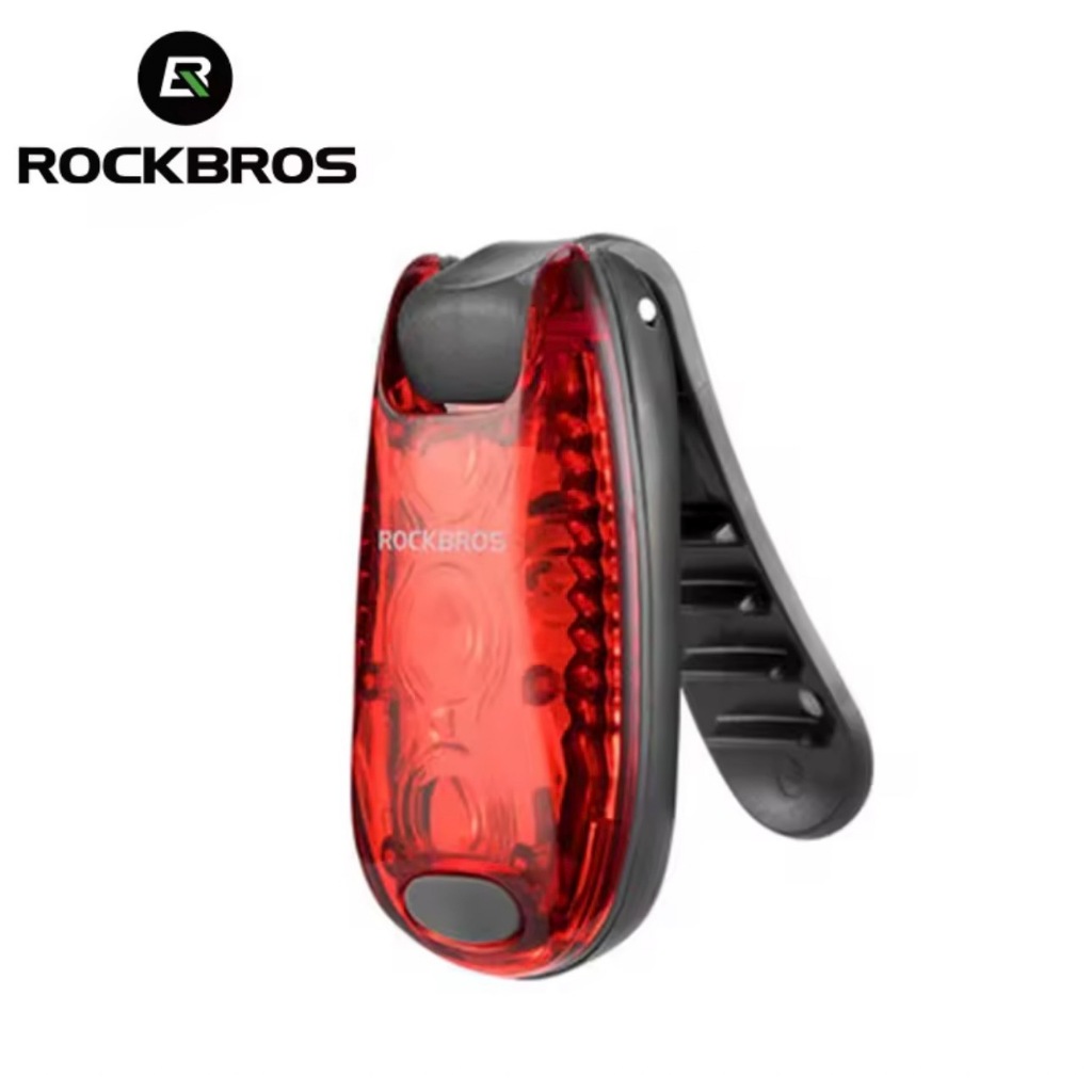 ไฟท้าย ROCKBROS LED รุ่น ZPWD-1 ปรับได้ 3ระดับ ( สำหรับอานท่อกลม / กระเป๋า )