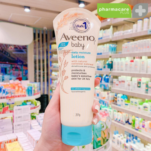 AVEENO BABY DAILY MOISTURE LOTION โลชั่นบำรุงผิวสำหรับเด็ก 227 กรัม