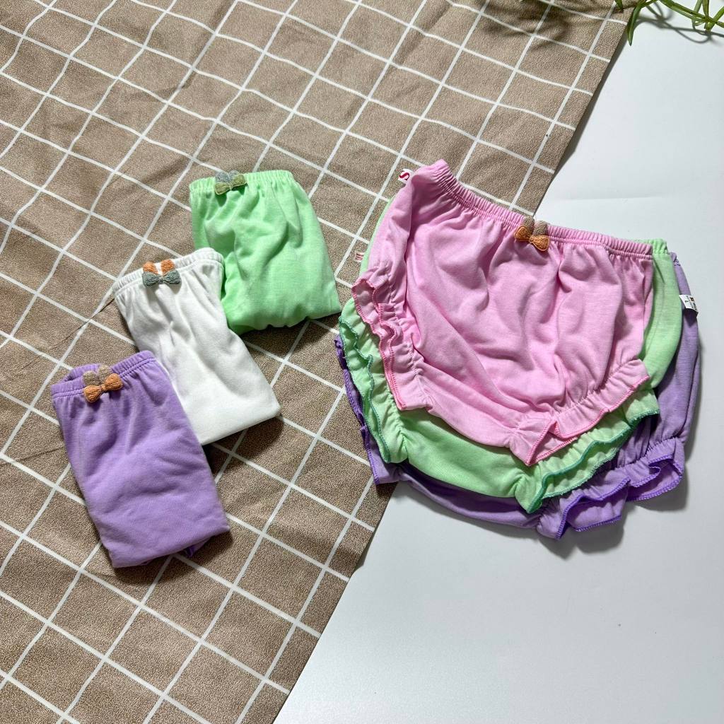 กางเกงในเด็กผู้หญิง สีหวาน มี S/M/L