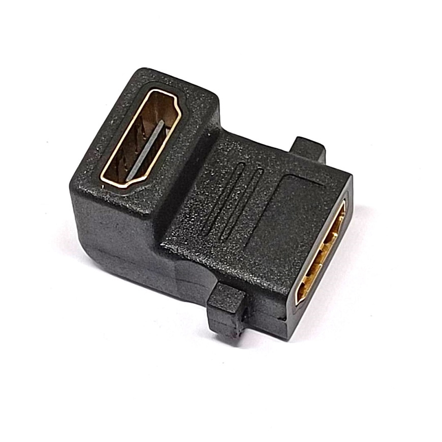 HDMI Adapter Right Angle 90 Degree HDMI female to female F/F Extension Connector Converter for HDMI Panel WALL HDTV