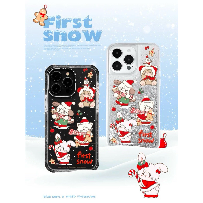 เคสไอโฟน Blue corn X Mikko first snow🎅🏻⛄️ **เคสปกติ&amp;แม่เหล็ก แท้💯 | Blue corn case iphone