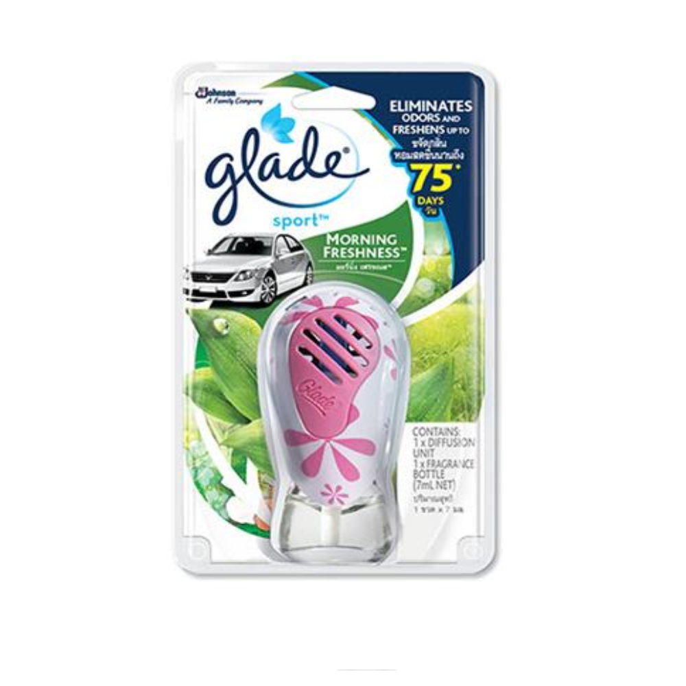 น้ำหอมปรับอากาศรถยนต์ GLADE SPORT 7ml MORNING FRESHNESS