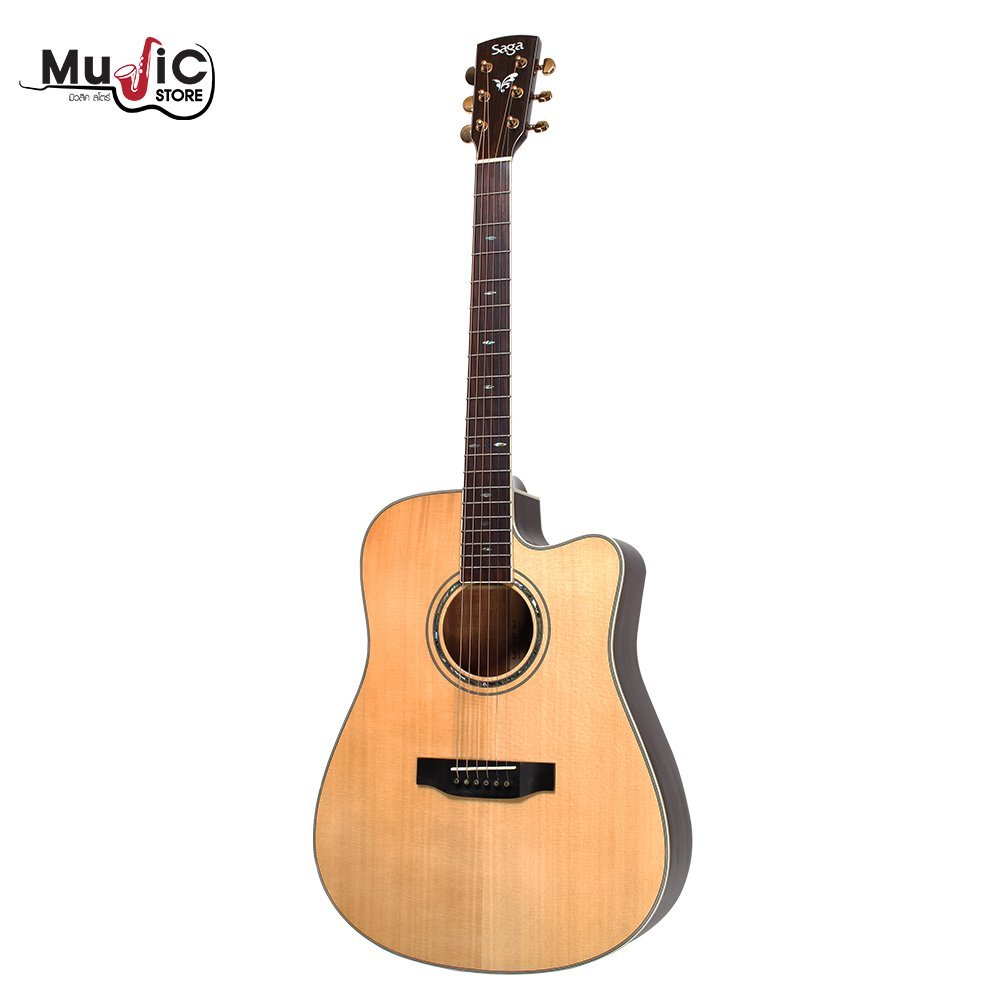 กีตาร์โปร่ง SAGA SD8C Acoustic Guitar ( All Solid )