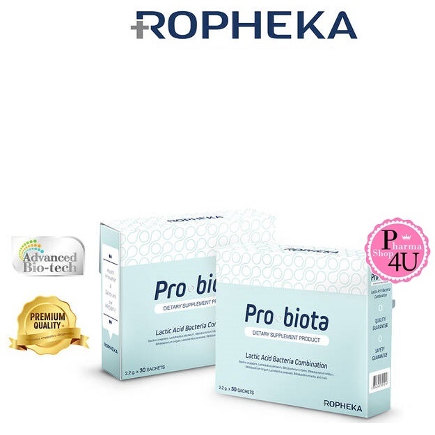 ROPHEKA PROBIOTA โพรไบโอต้า (Pro-biota) นวัตกรรมโพรไบโอติก (1 กล่อง 30 ซอง) PRO BIOTA[9646]