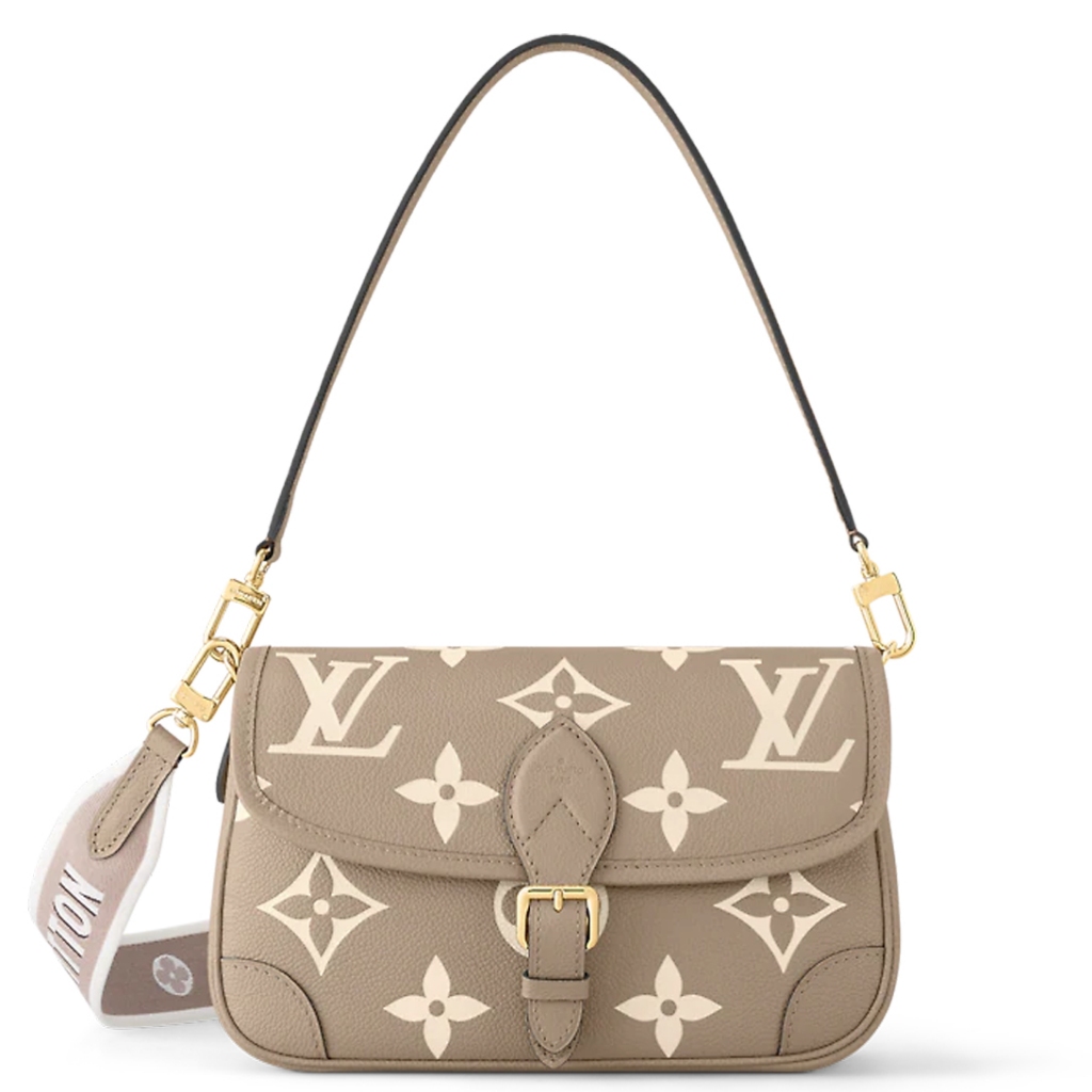 Louis Vuitton DIANE BAG กระเป๋าสะพายข้าง/ผลิตภัณฑ์ใหม่ที่ร้อนแรงสําหรับผู้หญิง/M46583