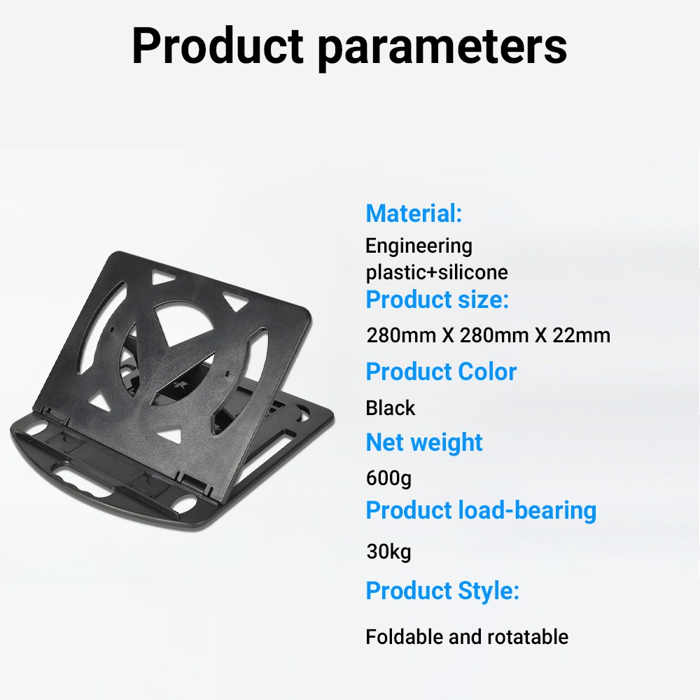 ที่วางโน๊ตบุ๊ค ที่ยึดคอมพิวเตอร์ ไอแพด โทรศัพท์ Portable Folding Stand Laptop Table ปรับความสูงได้