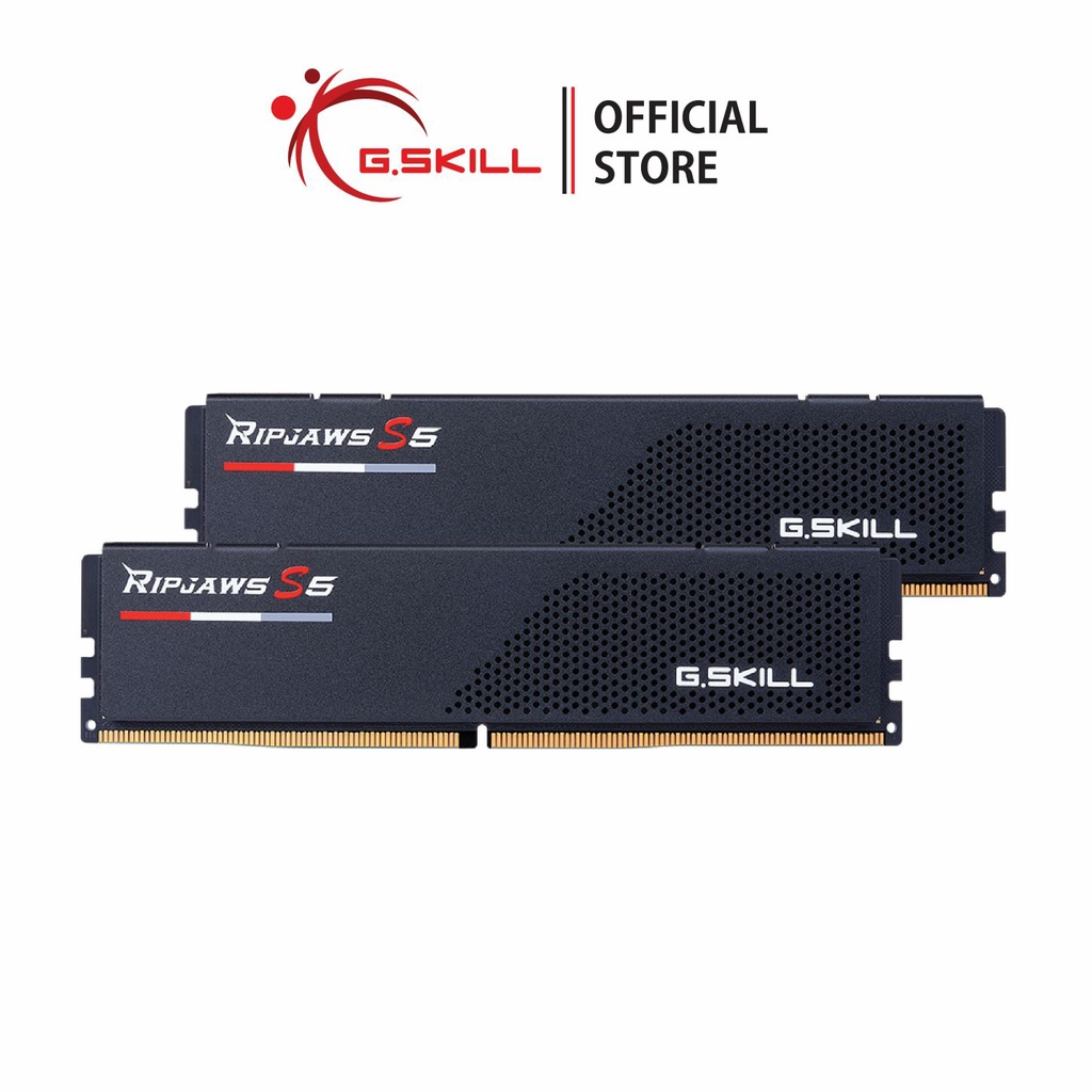 แรมพีซี G.SKILL - DDR5-RAM P/C 32/5600 Ripjaws S5 (F5-5600J2834F16GX2-RS5K) 16GBx2 (28-34-34-89)