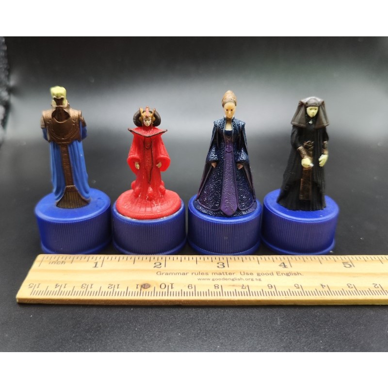 ฝาเป๊ปซี่ ฟิกเกอร์ สตาร์วอร์ Star Wars Pepsi Head Bottle Caps Collection WAT TAMBOR QUEEN AMIDALA  PADME AMIDALA (SENATO