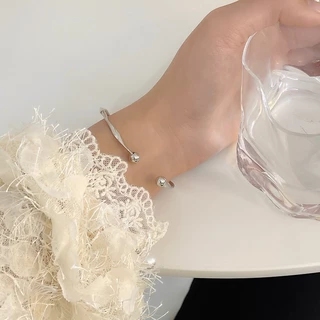 ในไทย✨สร้อยข้อมือ แหวนเปิด สีเงินโกลเด้นบบบิดเกลียว เรียบง่ายละเอียดอ่อน ย้อนยุคเครื่องประดับแฟชั่น นักเรียนสำหรับผู-Mov