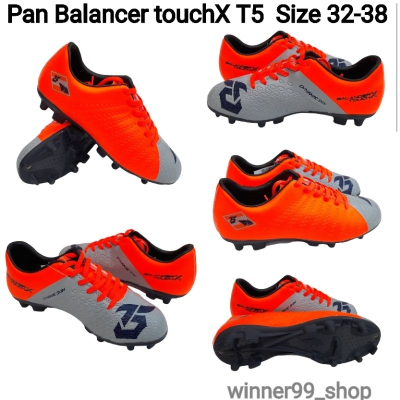 PAN  BALANCER TOUCH X T5 2023  PF151B รองเท้าฟุตบอลเด็กแพน สตั๊ดเด็กแพน ราคา 750 บาท