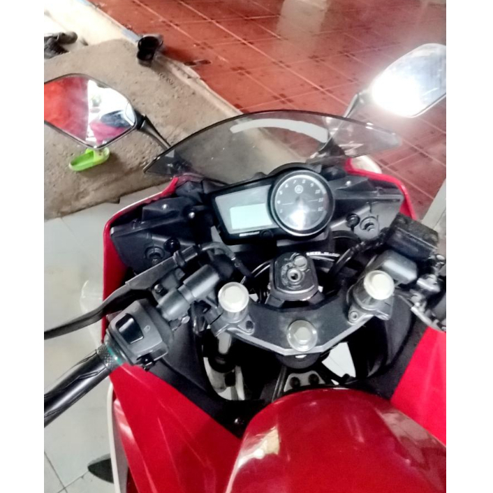 กระจกก้านยาว YAMAHA R15, R3 ลายเคฟล่าปรับได้ มองชัดไม่หลอกตา - รูปที่ 3