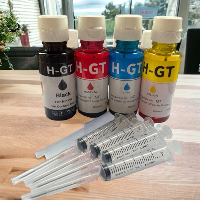 หมึกเติม HP เติมตลับหมึกได้ทุกรุ่น เช่น hp 678/680/682/703/46/56/57/21/22/63/65/ ทุกรุ่น อีกมากมายแถ