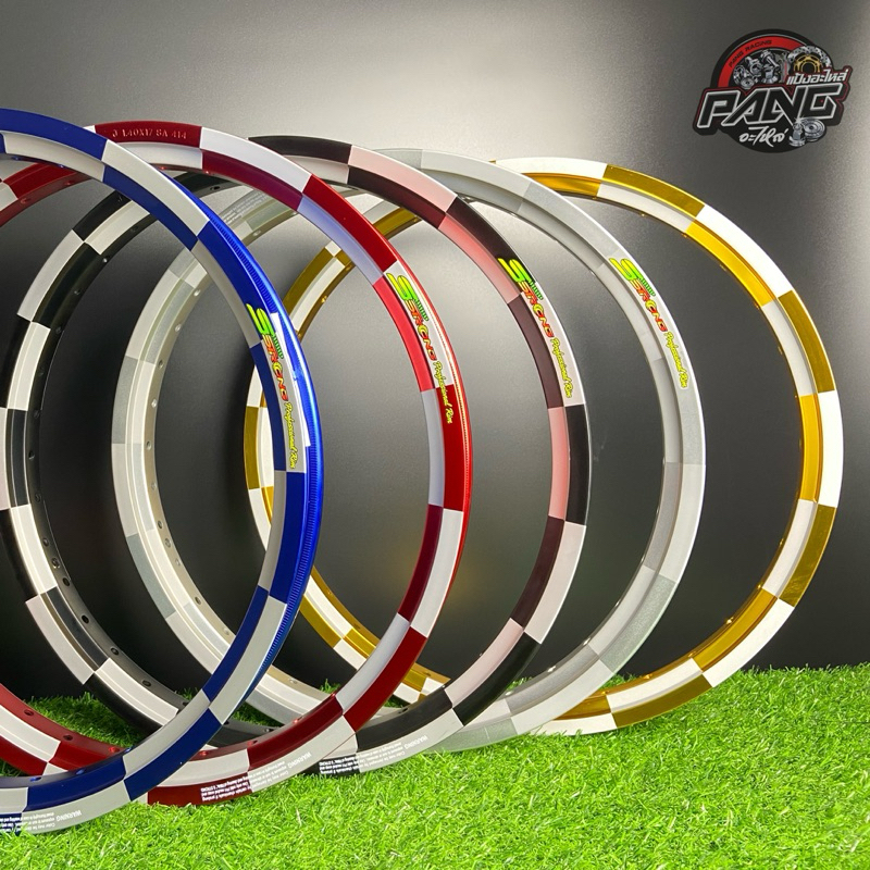 ล้อ Sstrong 1.40-17 ลายหมากรุก ลายสายฟ้า (แถมเสื้อ)