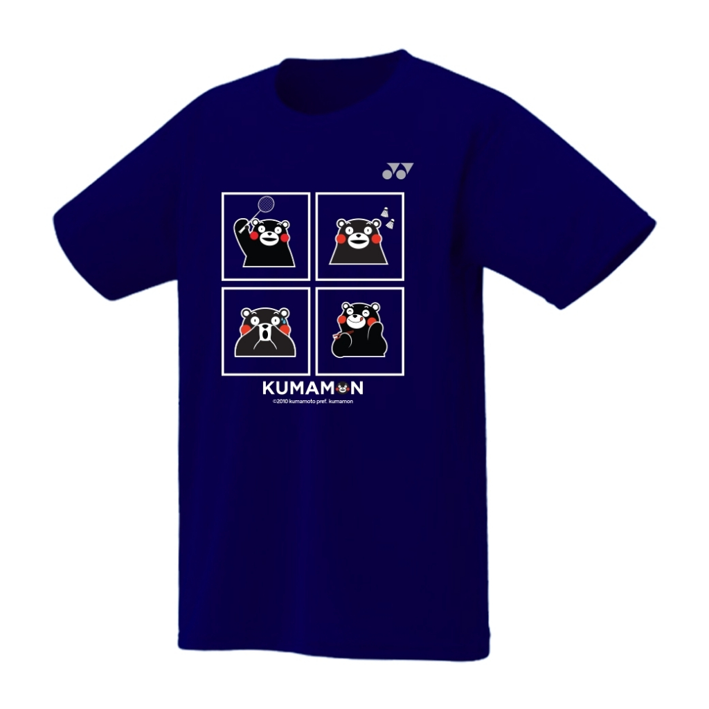 เสื้อกีฬา KUMAMON ช่องสี่เหลี่ยม พร้อมส่ง