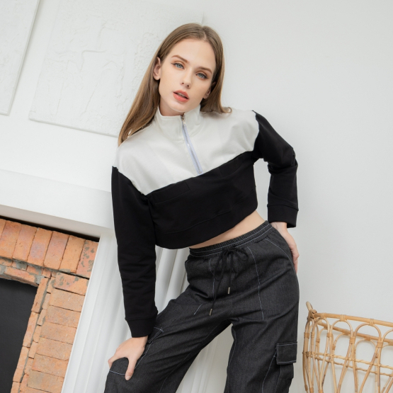 Arthur sweatshirt เสื้อครอปแขนยาวคอเต่า anyway.anywear