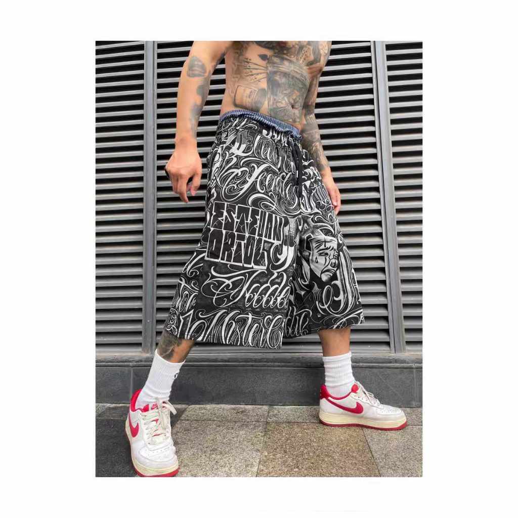 กางเกงขาสั้น อเมริกันเวสต์โคสต์ แนวชิคาโน อเมริกัน