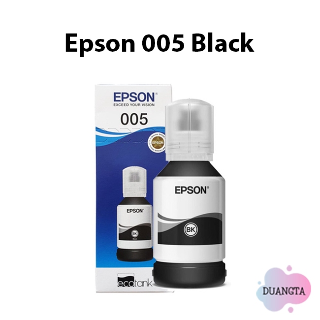 EPSON 005 หมึกเติมของแท้ 100% (C13T03Q100) หมึกกันน้ำ 120 ml.