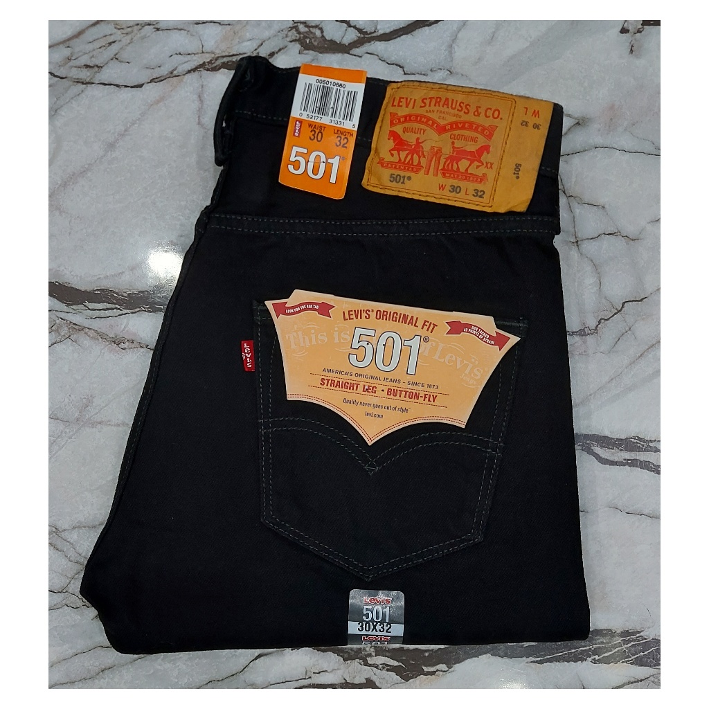 กางเกงยีนส์ ลีวายส์ รหัสผ้า 0660 Super Black มีหลาย MADE IN เช่น MEXICO,EGYPT กระดุม ขากระบอก COTTON