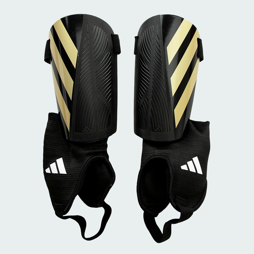 Adidas สนับแข้ง Tiro Match Shin Guards | Black/Gold Metallic/White ( IP3997 )