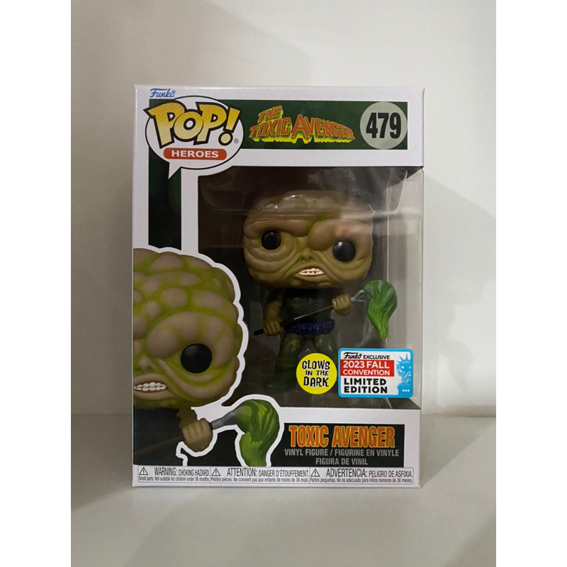 Funko Pop The Toxic Avenger เรืองแสง Glow in the Dark 479 NYCC 2023 Exclusive