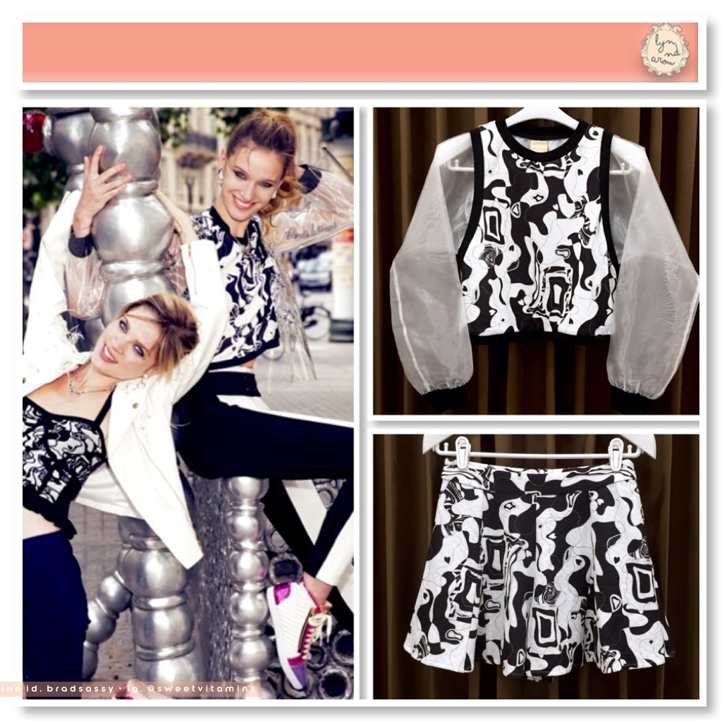 ชุดเซ็ต ทรงสวย แบบเก๋ สวยหรูดูน่ารัก จาก Lyn Around ของแท้ จาก Shop คะ